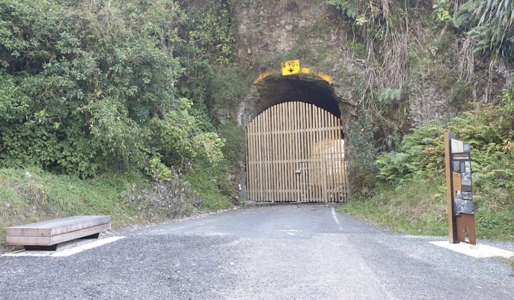 Awakino Historical Tunnel blocked off
